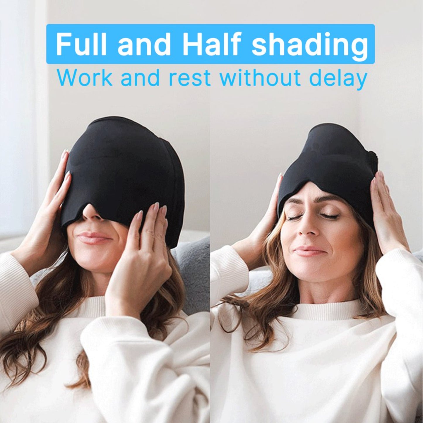 Hat for Migraine Relief,Hot And Cold Therapy For Puffy Eyes