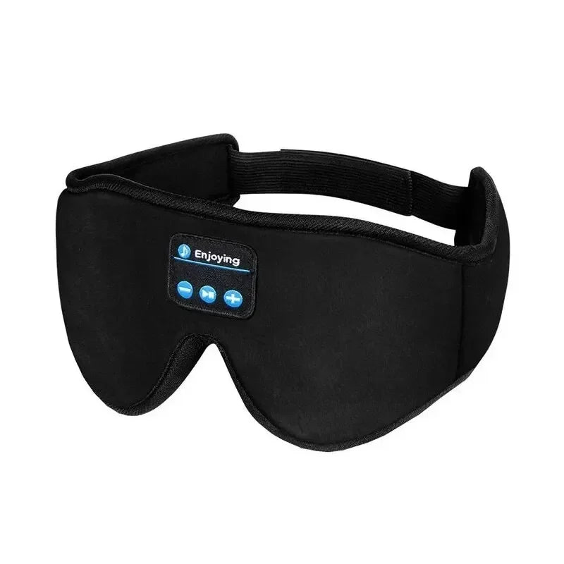 3D Bluetooth Sleep Mask Headphones: Zero Pressure & 100% Blackout.