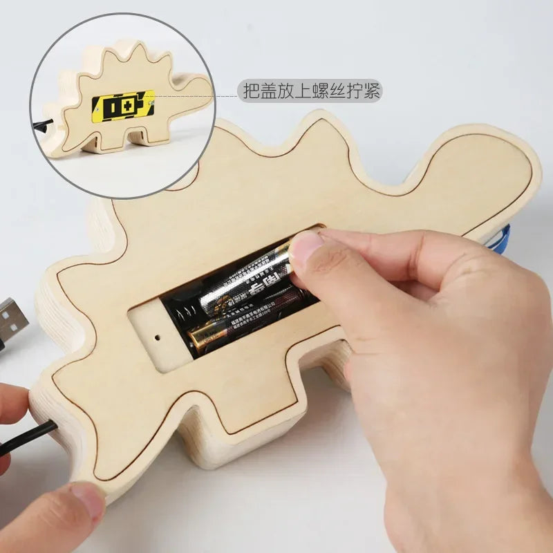 Montessori Wooden Busy Board with LED Lights – Sensory Learning Toy for Toddlers (2–4 Years) & Travel Activities.