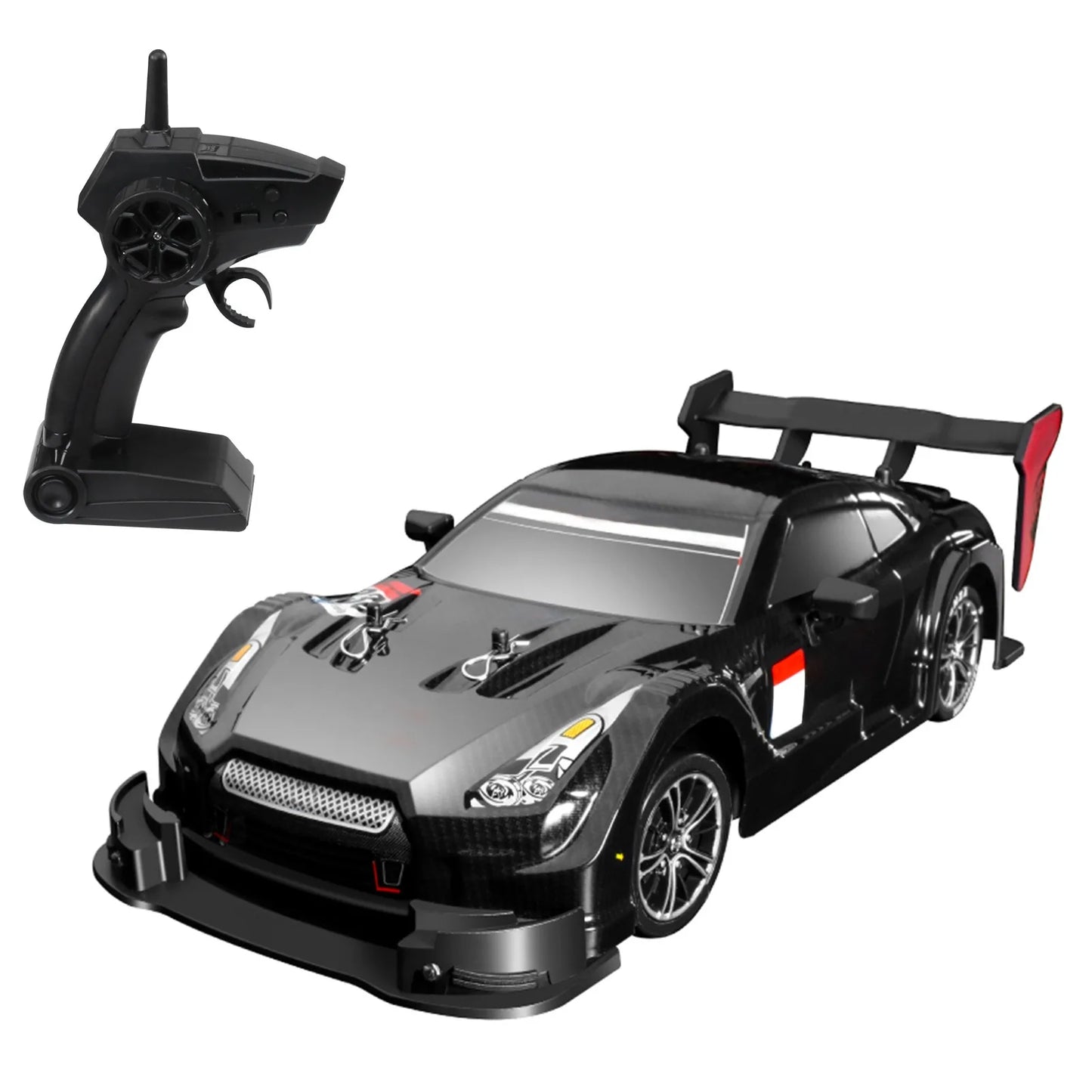 Extreme Drift RC Car: 1/16 Scale, 30km/h High Speed, 2.4GHz 4WD Race Ready (RTR).