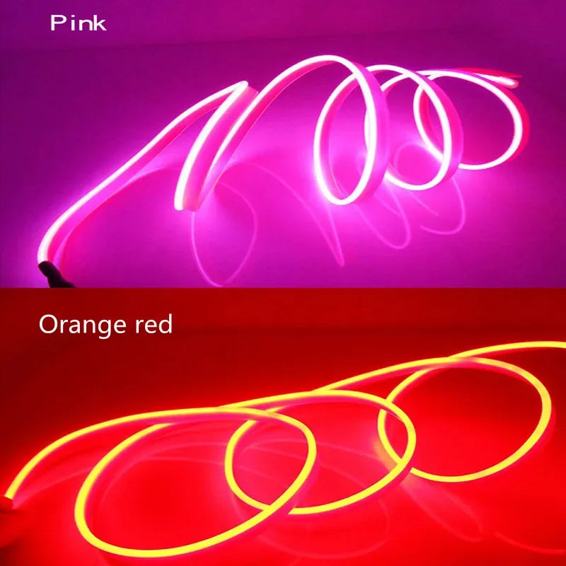 (5 meters/16.4 Ft) USB Ambient Light | Flexible EL Car Interior LED Strip