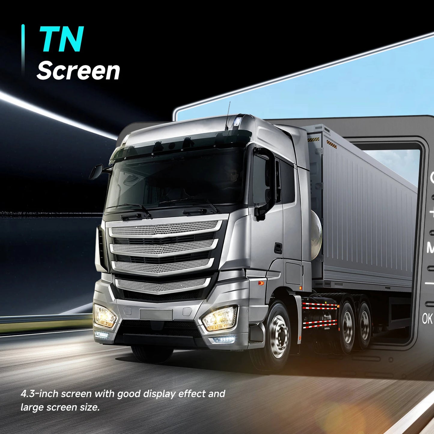 Wireless Backup Camera Kit: Easy-Install 4.3'' Monitor, IP68 Waterproof, HD Night Vision Reversing.