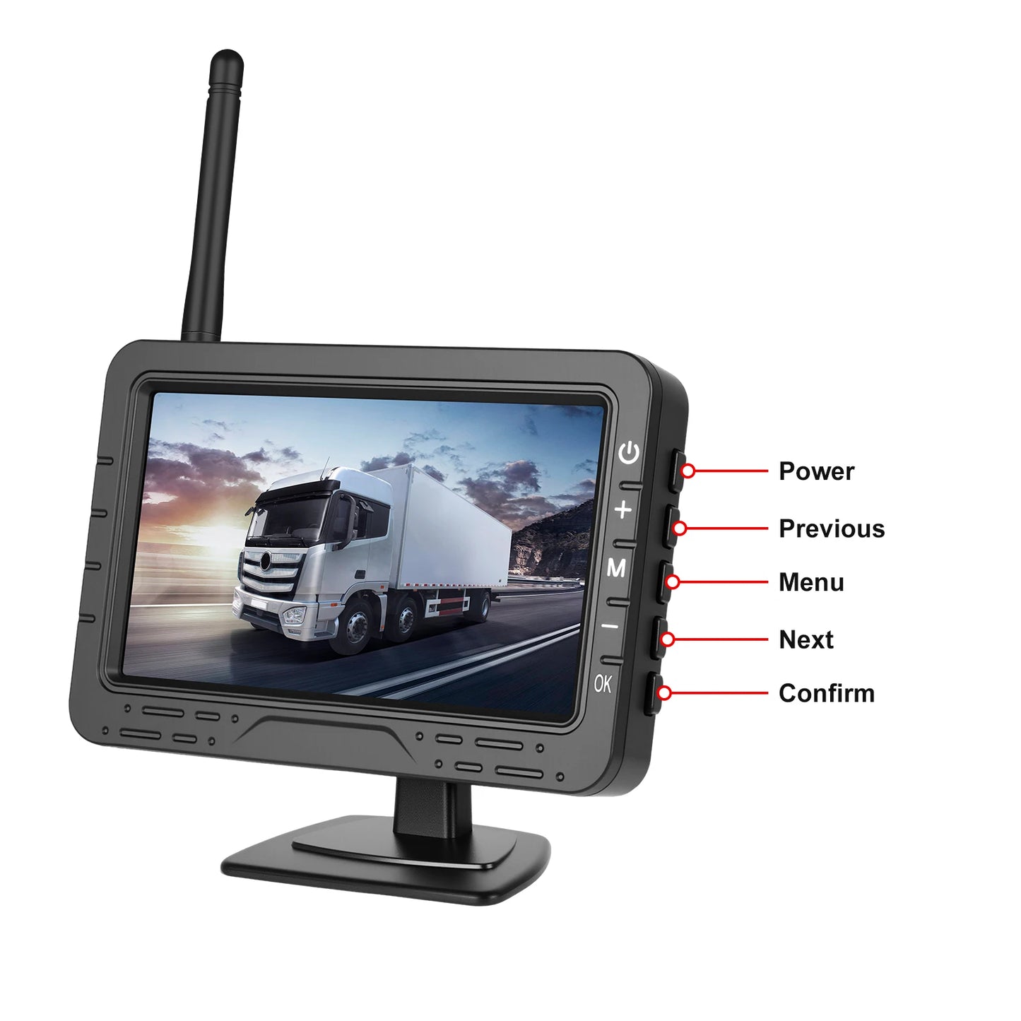 Wireless Backup Camera Kit: Easy-Install 4.3'' Monitor, IP68 Waterproof, HD Night Vision Reversing.