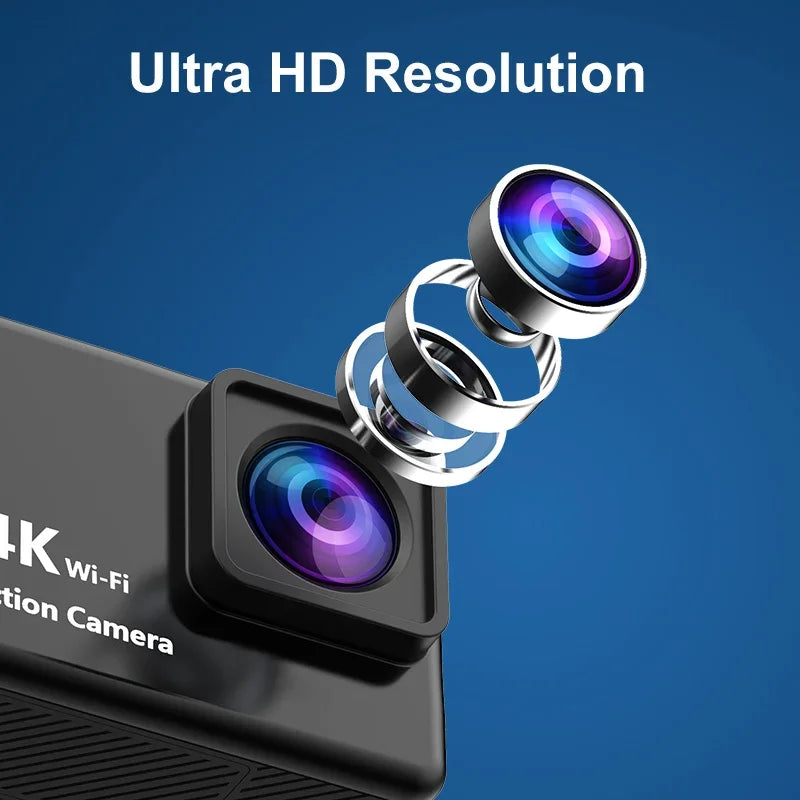 4K Ultra HD Sports Action Camera (Waterproof & WiFi) 30M . Export to Sheets