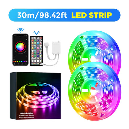 Pro-Grade Smart RGB LED Strip Lights | App & Remote Control Ambiance Lighting
