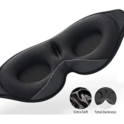 3D Bluetooth Sleep Mask Headphones: Zero Pressure & 100% Blackout.