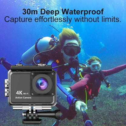 4K Ultra HD Sports Action Camera (Waterproof & WiFi) 30M .  Export to Sheets