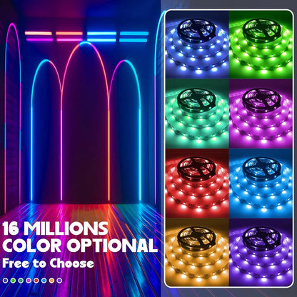 Pro-Grade Smart RGB LED Strip Lights | App & Remote Control Ambiance Lighting