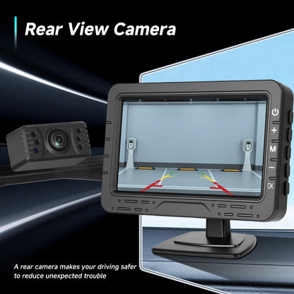 Wireless Backup Camera Kit: Easy-Install 4.3'' Monitor, IP68 Waterproof, HD Night Vision Reversing.