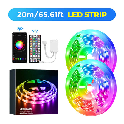 Pro-Grade Smart RGB LED Strip Lights | App & Remote Control Ambiance Lighting