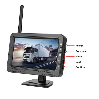Wireless Backup Camera Kit: Easy-Install 4.3'' Monitor, IP68 Waterproof, HD Night Vision Reversing.