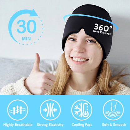 Hat for Migraine Relief,Hot And Cold Therapy For Puffy Eyes