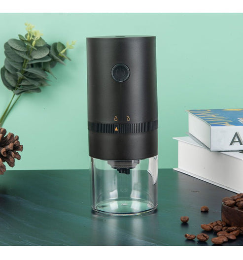 Portable Electric Coffee Grinder – USB-C Rechargeable, Ceramic Burr