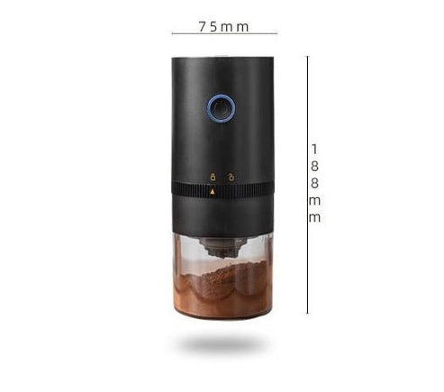 Portable Electric Coffee Grinder – USB-C Rechargeable, Ceramic Burr
